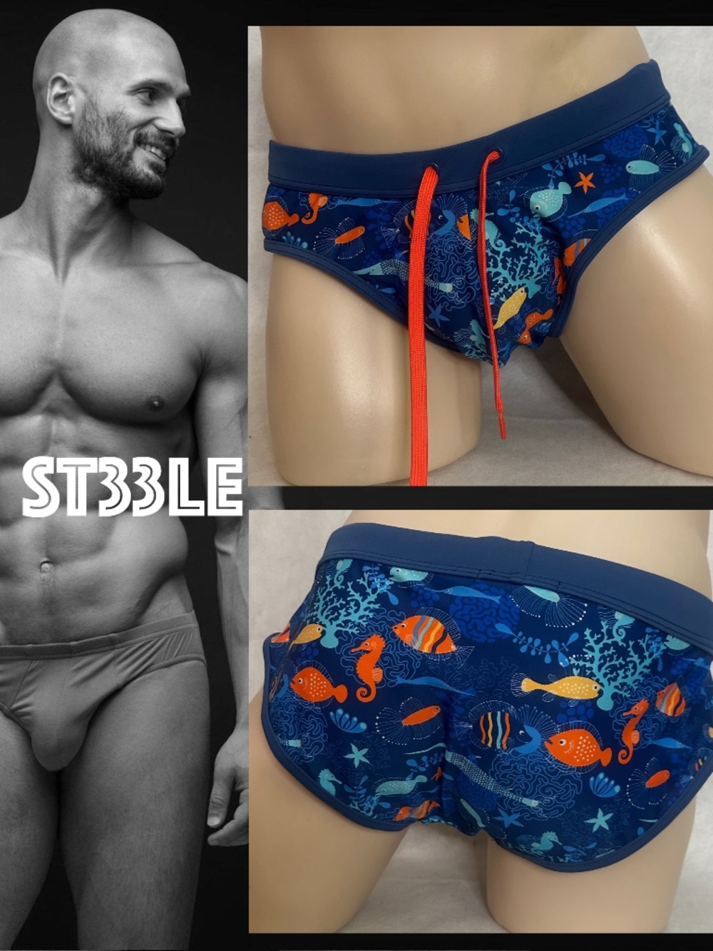 Steele Pack Up Swimsuit XL runs small 38-40" waist Gently worn 82% nylon